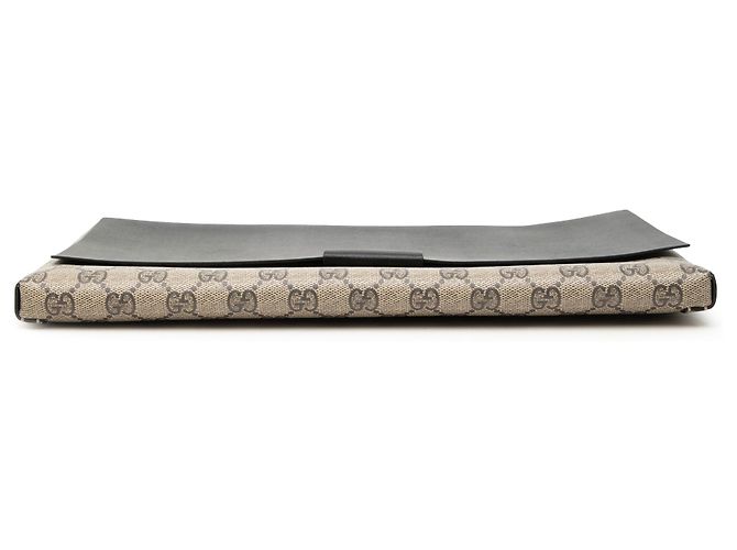 Clutch Gucci Beige Large GG Supreme - vista 3