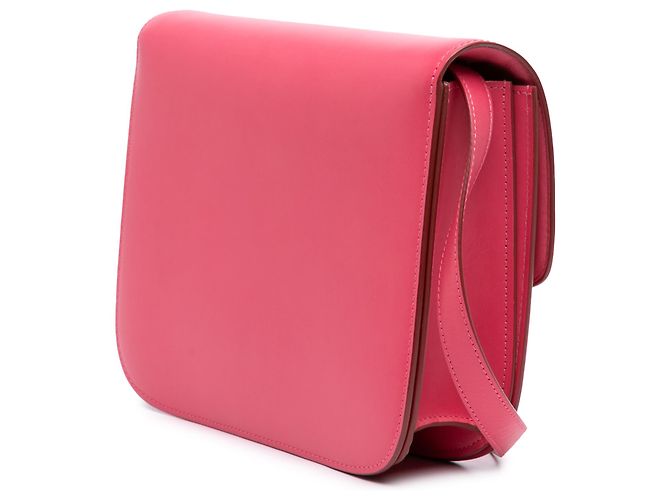 Céline Celine Borsa Classic Box in pelle di vitello rosa, misura Medium - vista 2