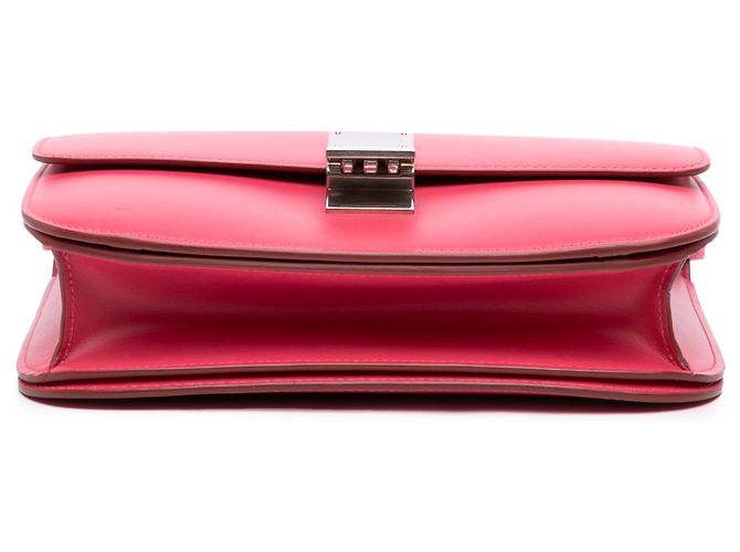Céline Celine Borsa Classic Box in pelle di vitello rosa, misura Medium - vista 3