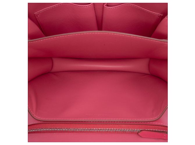 Céline Celine Borsa Classic Box in pelle di vitello rosa, misura Medium - vista 4