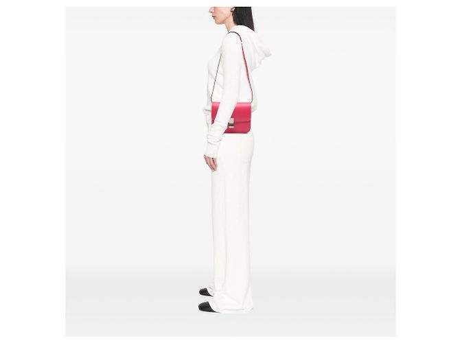 Céline Celine Borsa Classic Box in pelle di vitello rosa, misura Medium - vista 6