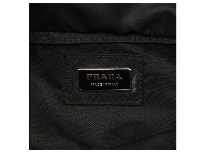 Borsa a tracolla Tessuto nero Prada - vista 4