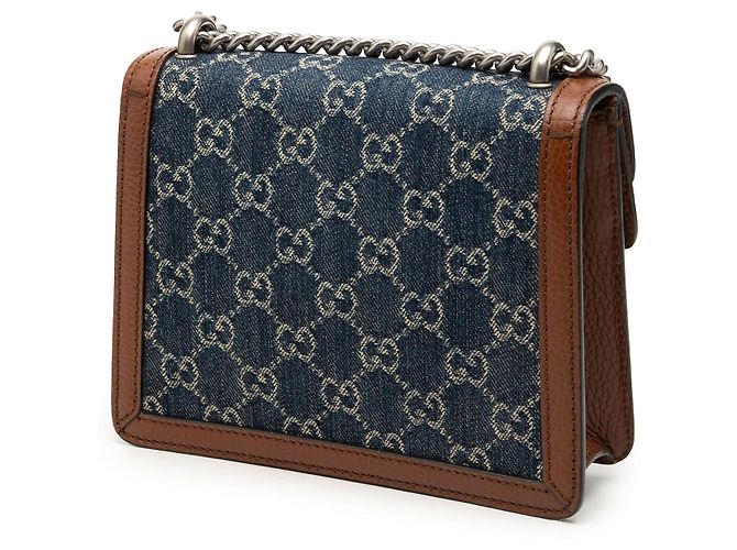 Gucci Blue Small GG Denim Dionysus Crossbody - vista 2