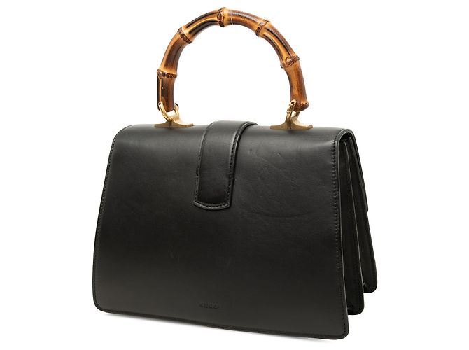 Borsa Dionysus in pelle Web e bambù nero, misura Medium di Gucci - vista 2