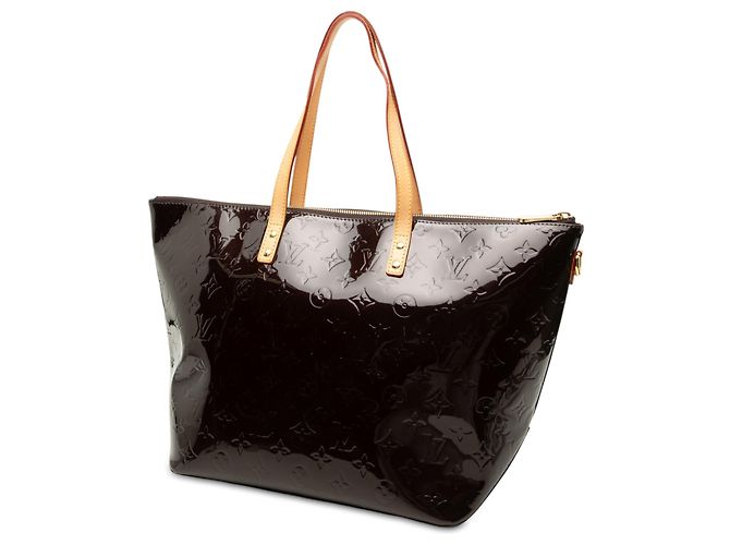 Louis Vuitton Purple Monogram Vernis Bellevue GM Porpora - vista 2