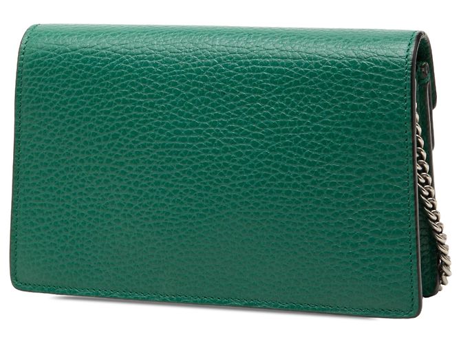 Gucci Mini Dionysus a tracolla in pelle di vitello verde - vista 2