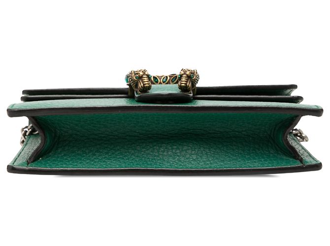Gucci Mini Dionysus a tracolla in pelle di vitello verde - vista 3