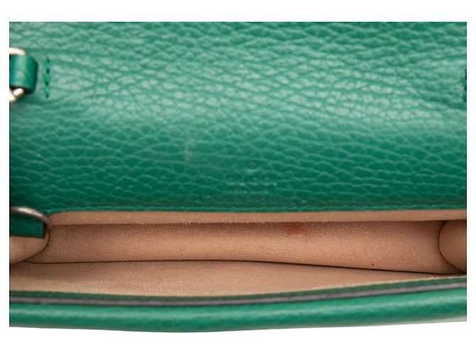 Gucci Mini Dionysus a tracolla in pelle di vitello verde - vista 4