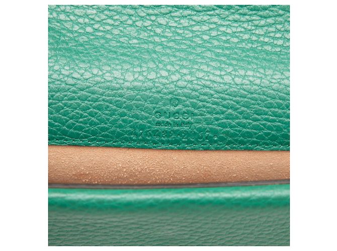 Gucci Mini Dionysus a tracolla in pelle di vitello verde - vista 5