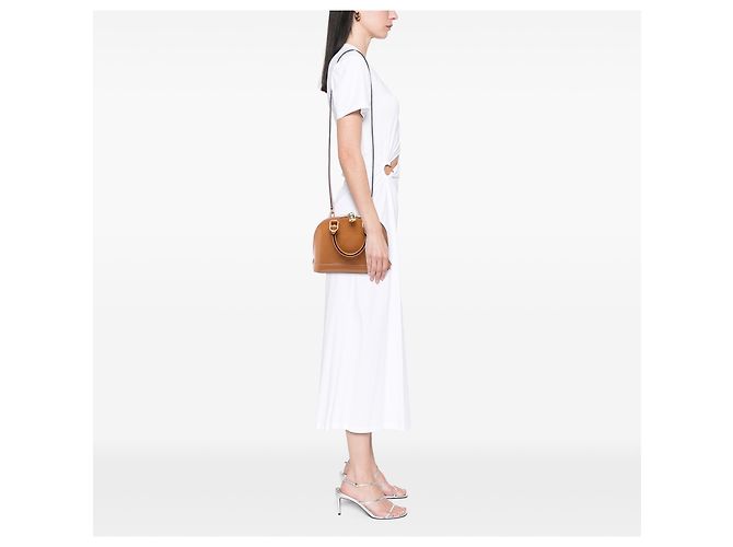 Louis Vuitton Alma BB in monogram vernis marrone Cammello - vista 6