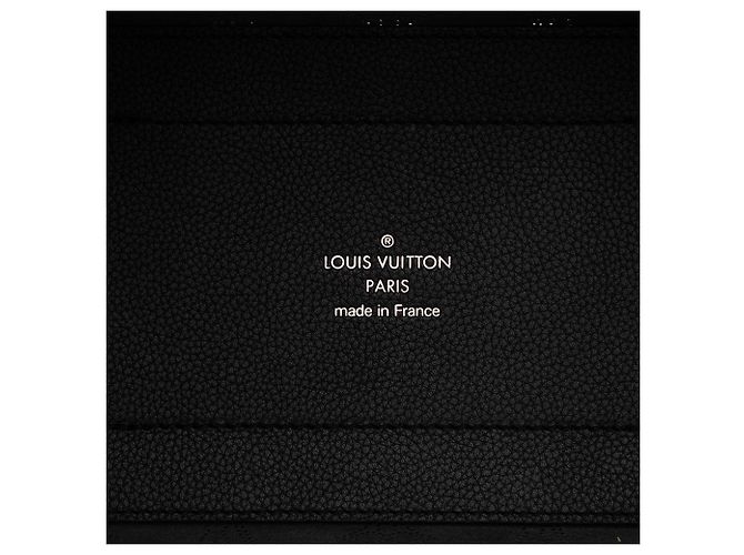 Louis Vuitton Black Monogram Mahina Hina PM Nero - vista 5