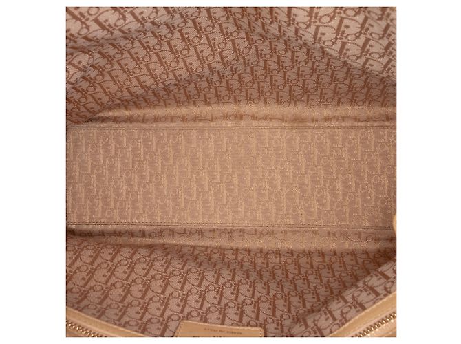 Dior Beige Large Lambskin Cannage Lady Dior - vista 4