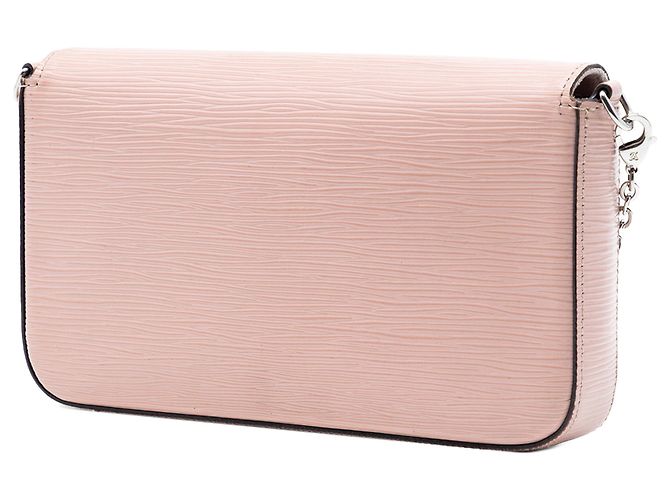 Louis Vuitton Pochette Felicie in Epi rosa - vista 2