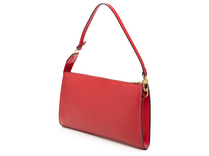 Louis Vuitton Pochette Accessoires in Epi rosso - vista 2