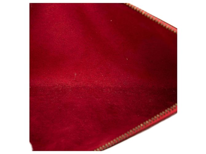 Louis Vuitton Pochette Accessoires in Epi rosso - vista 4