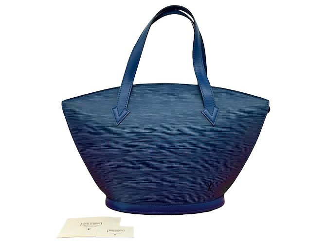 Louis Vuitton Blue Epi Saint Jacques PM Short Strap - vista 10