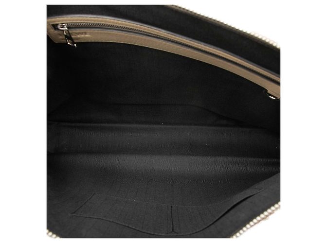 Valigetta LOEWE Goya in pelle beige con anagramma in rilievo - vista 4