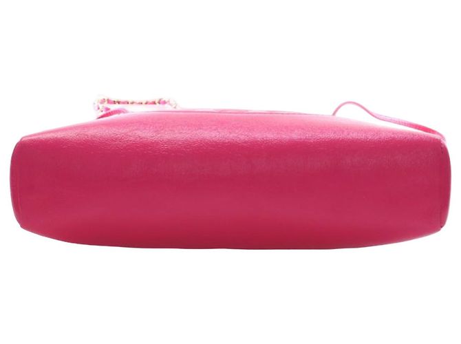 Chanel 31 Shopping Bag aus rosa gestepptem glasiertem Kalbsleder in Large Pink - Ansicht 3