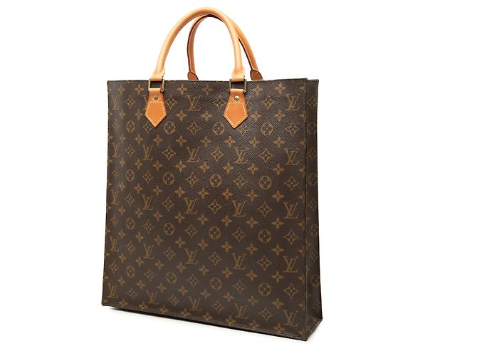 Louis Vuitton Sac Plat Monogram Marrone - vista 2