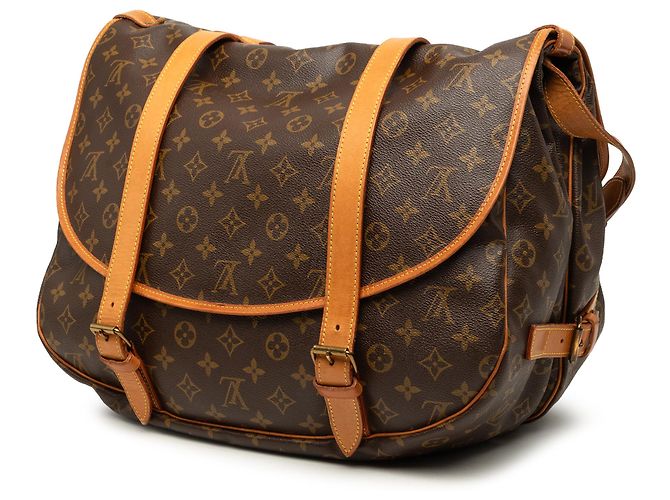 Louis Vuitton Marrone Monogram Saumur 43 - vista 2