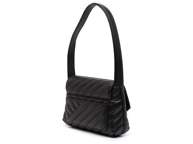 Borsa a tracolla Dolce & Gabbana Black Small Quilted Lambskin Lop Nero - vista 2