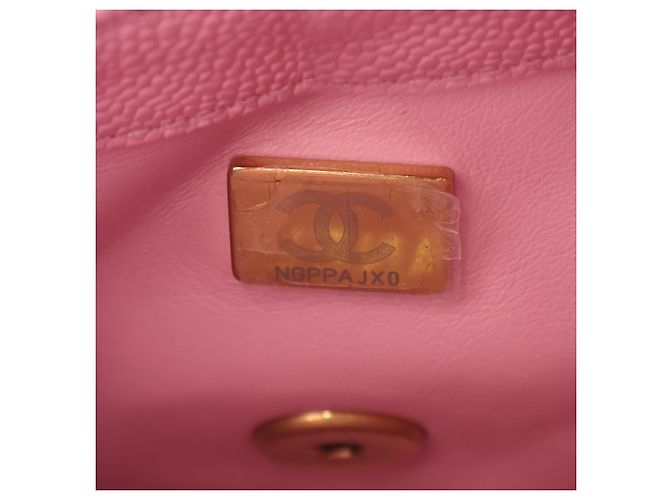 Chanel Pink Quilted Caviar Pick Me Up Flap Belt Bag Rosa - vista 5