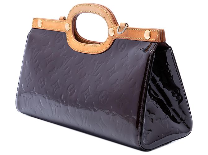 Louis Vuitton Purple Monogram Vernis Roxbury Drive Porpora - vista 2