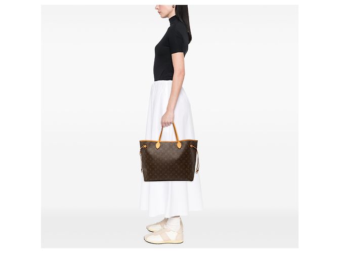 Louis Vuitton Marrone Monogram Neverfull GM - vista 6