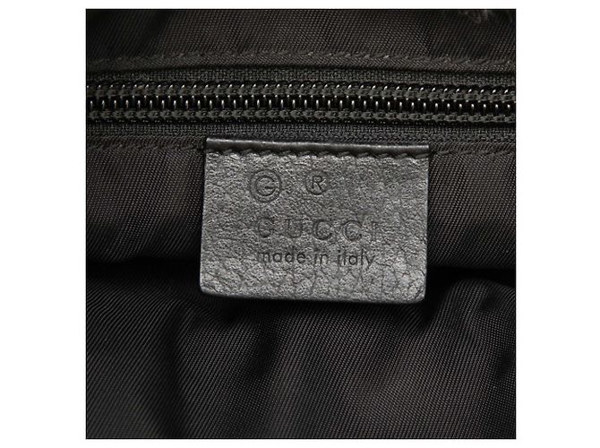 Borsa a tracolla Gucci in nylon GG nero - vista 5