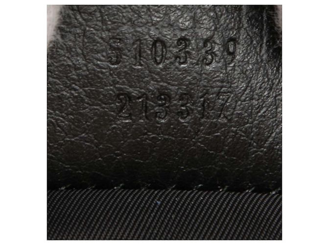 Borsa a tracolla Gucci in nylon GG nero - vista 6
