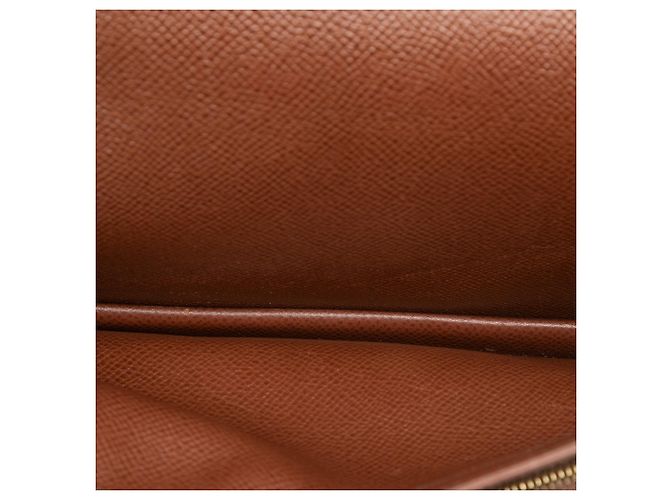 Pochette Clutch Hermès Brown Courchevel Jet Marrone - vista 4