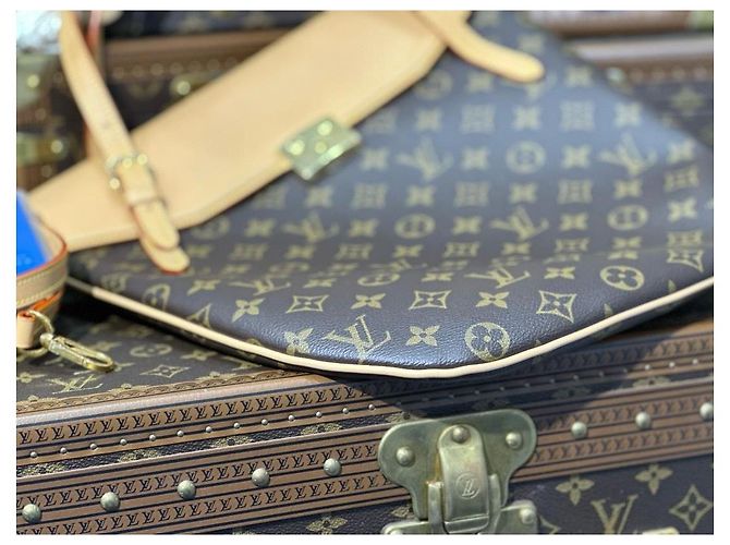 Bolsa Flappy Louis Vuitton Marrom Monograma - vista 4