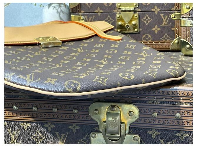 Bolsa Flappy Louis Vuitton Marrom Monograma - vista 6