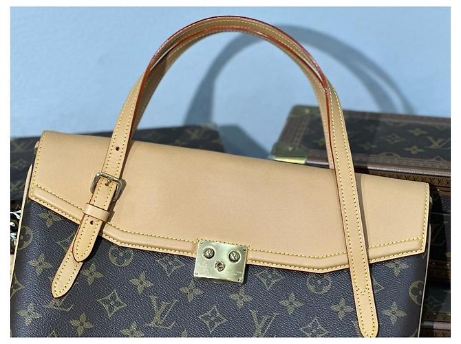Bolsa Flappy Louis Vuitton Marrom Monograma - vista 8
