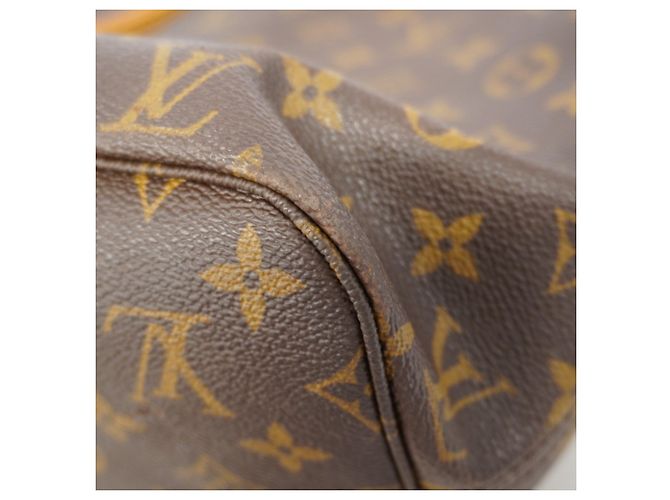 Borsa Tote Louis Vuitton Monogram Neverfull MM Marrone - vista 11