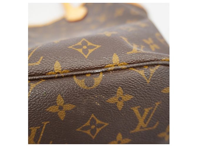 Borsa Tote Louis Vuitton Monogram Neverfull MM Marrone - vista 8