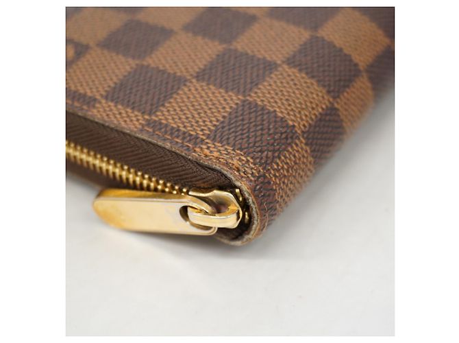 Louis Vuitton Damier Zippy Wallet N60015 in Ebene Damier ebene - vista 7