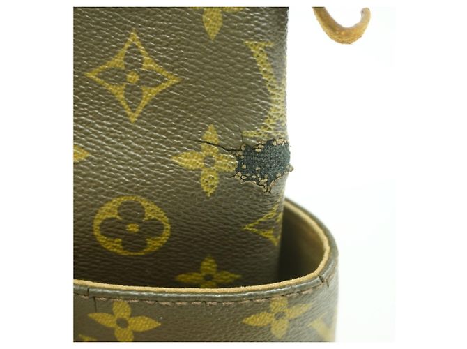 Borsa Tote Louis Vuitton Monogram Totally MM Marrone - vista 6