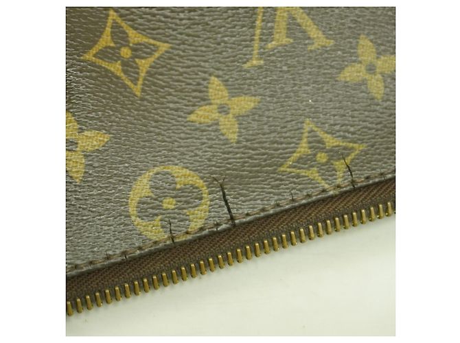 Borsa Tote Louis Vuitton Monogram Totally MM Marrone - vista 7