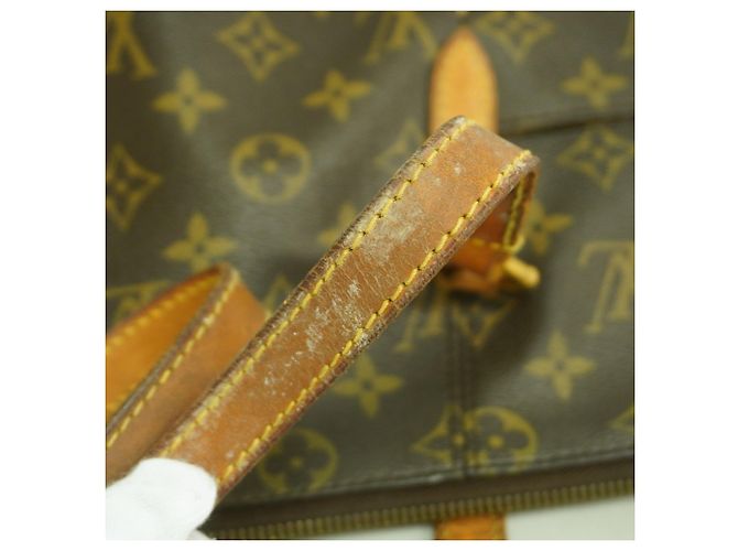 Borsa Tote Louis Vuitton Monogram Totally MM Marrone - vista 8