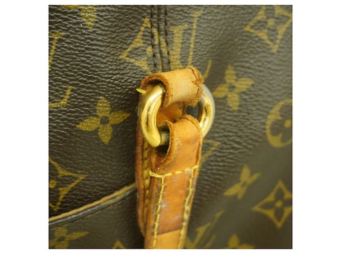 Borsa Tote Louis Vuitton Monogram Totally MM Marrone - vista 9