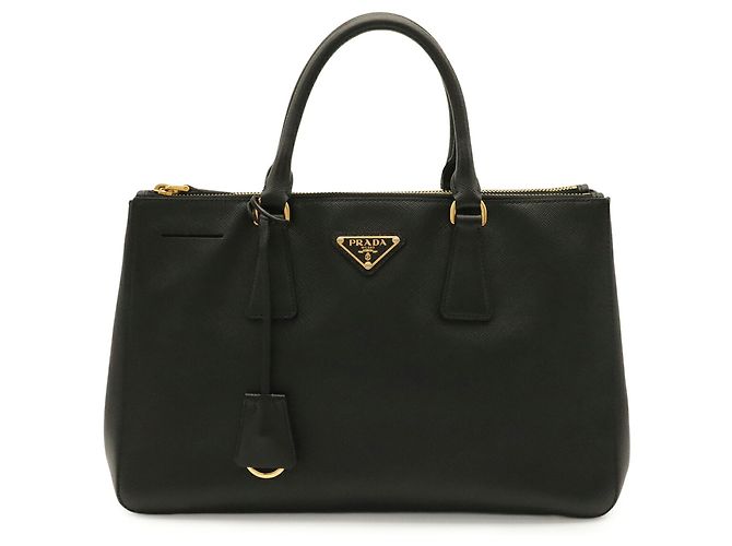 Prada Galleria Triangle Handtasche Schwarz - Ansicht 2