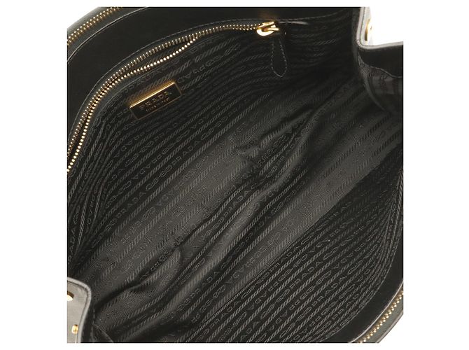 Prada Galleria Triangle Handtasche Schwarz - Ansicht 7