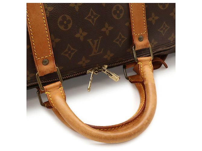 Louis Vuitton Monogram Keepall Bandoulière 60 Borsa Boston Marrone Monogramma - vista 6