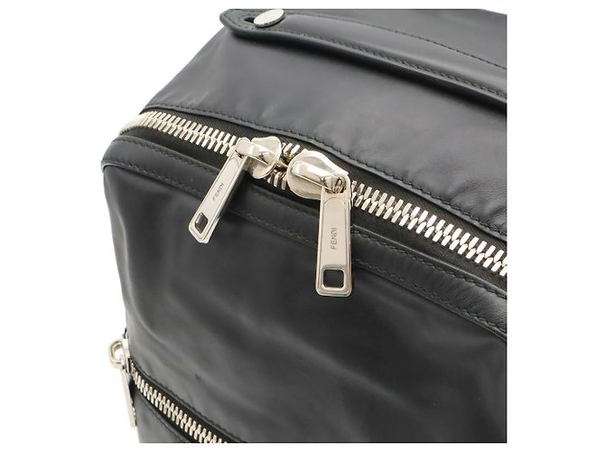 Zaino Fendi in pelle nera Nero - Ansicht 8