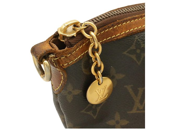 Borsa Tote Louis Vuitton Monogram Palermo PM Marrone Bianco Monogramma - vista 8