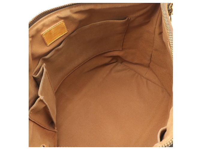 Borsa Tote Louis Vuitton Monogram Palermo PM Marrone Bianco Monogramma - vista 9