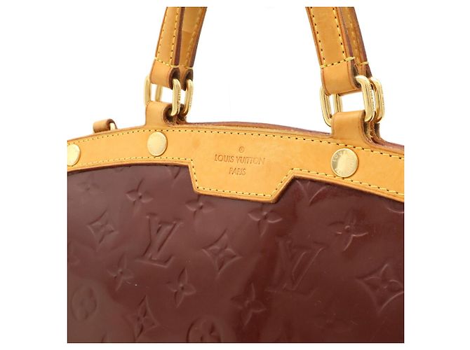 Borsa Tote Louis Vuitton Monogram Vernis MM Rosso - vista 10
