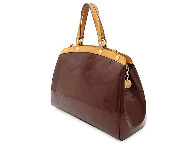 Borsa Tote Louis Vuitton Monogram Vernis MM Rosso - vista 3