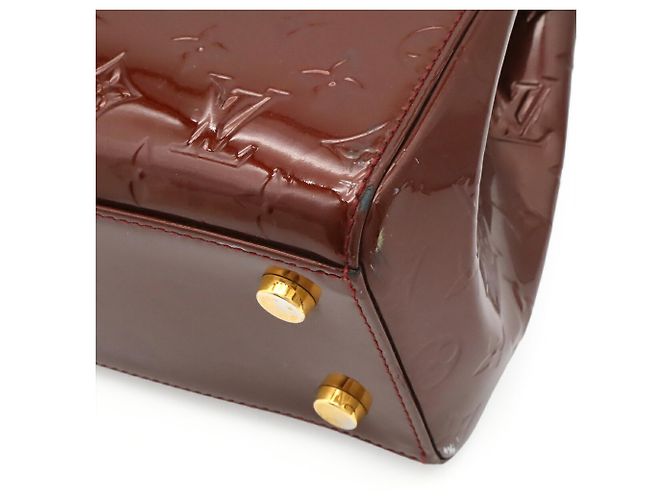 Borsa Tote Louis Vuitton Monogram Vernis MM Rosso - vista 4